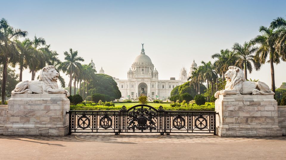 Victoria Memorial in Kalkutta, Indien