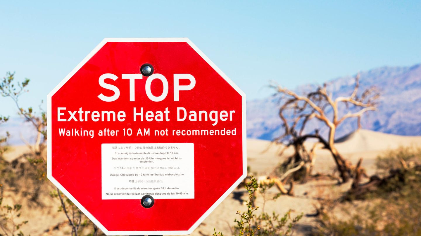 Das Death Valley ist der heißeste und trockenste Ort in den USA. In manchen Jahren regnet es gar nicht