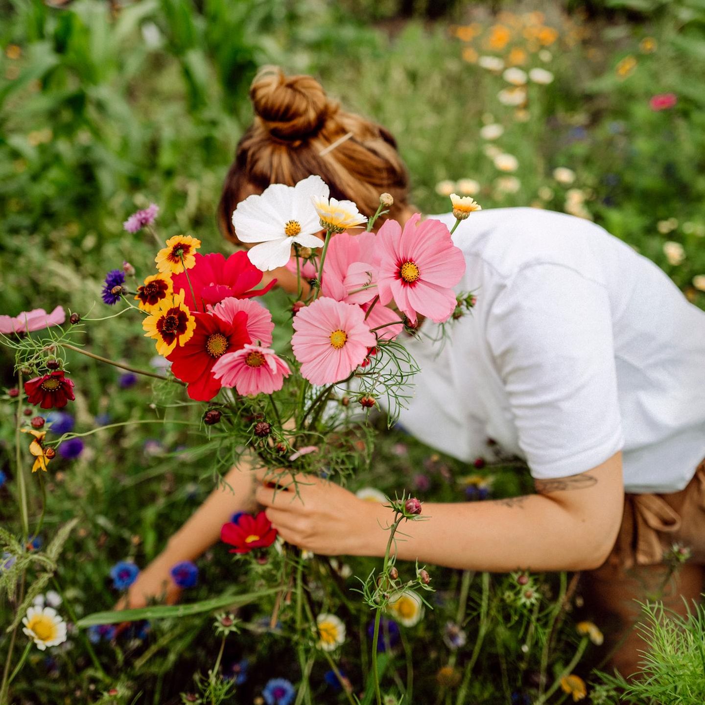Ihre Blumen bauen Xenia Bluhm und Nadja Neumann, die Gründerinnen von "Mentha Piperita Flowers",  ohne künstliche Pflanzenschutzmittel und mineralischen Dünger an