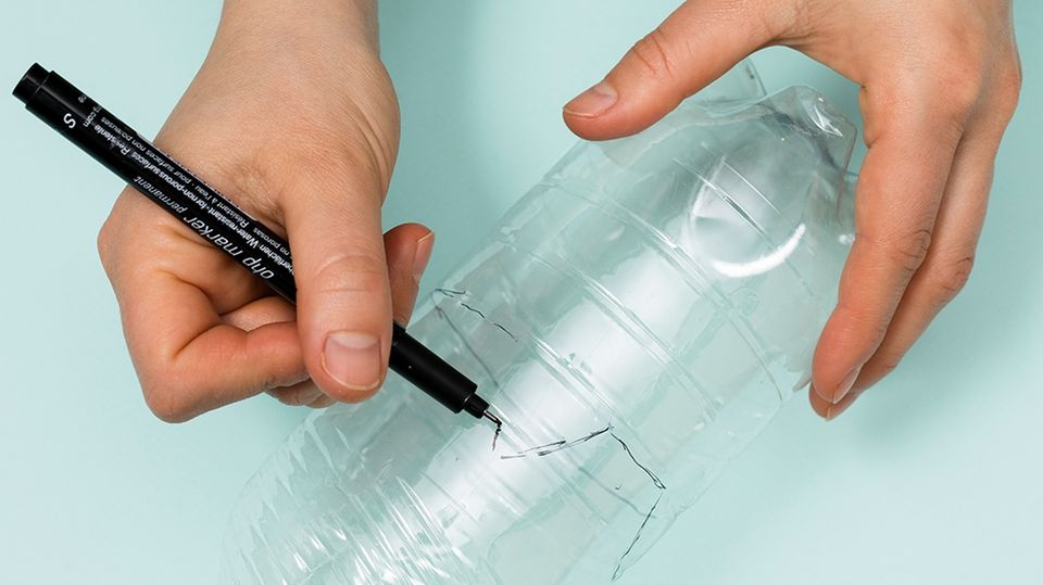 Anleitung: Bastelt euch Blumentöpfe aus alten Plastikflaschen!