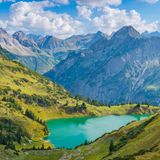Der Seealpsee in den Allgäuer Hochalpen