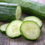 aufgeschnittene Gurken