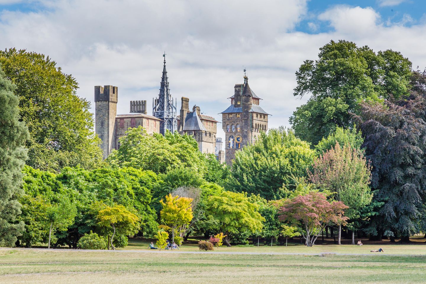 Ein Land der Burgen und Schlösser Cardiff Castle, Wales