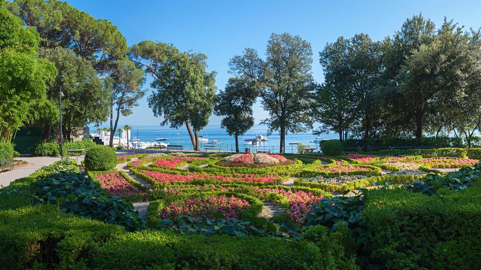Park in Opatija Park in Opatija