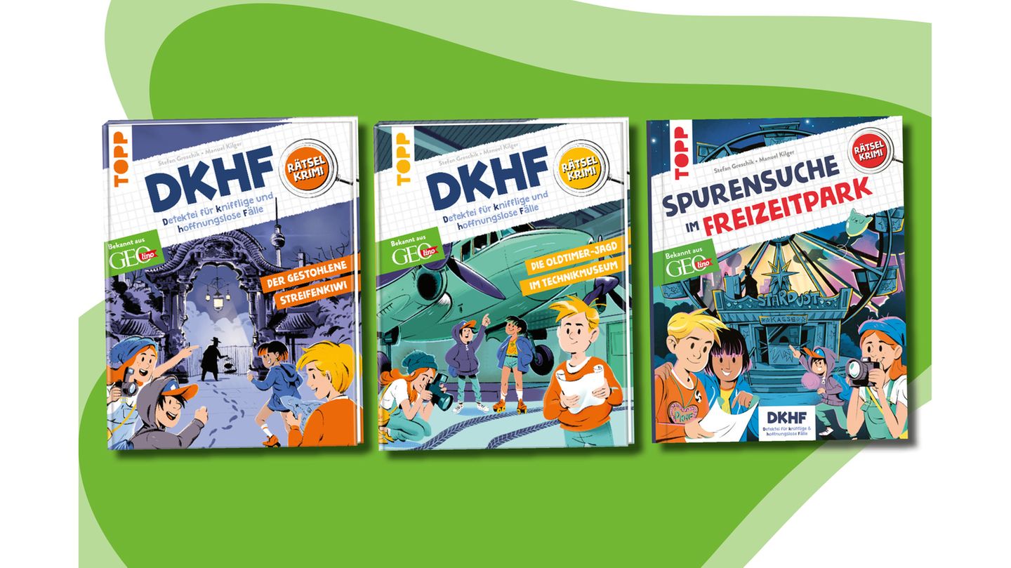 Buchtipp: Knobelt euch durch unsere GEOlino-Rätselkrimis
