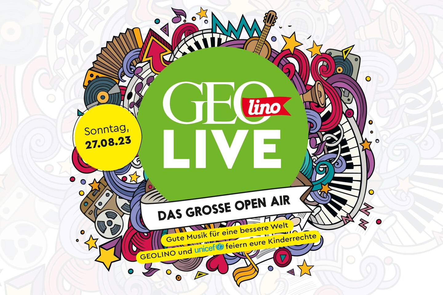 GEOlino LIVE 2023 findet am 27.8.2023 statt