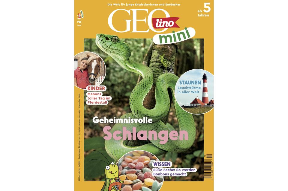 GEOlino Mini Ausgabe 10-2022: Schlangen