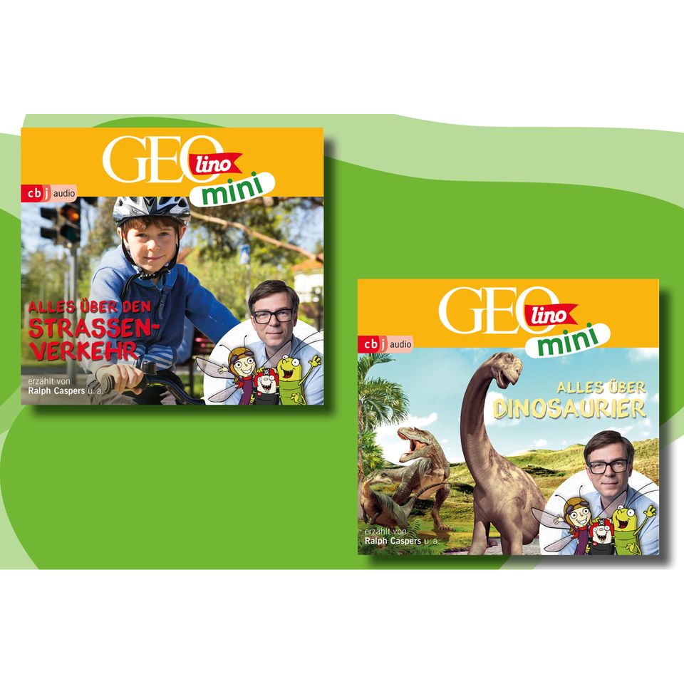 GEOlino Mini Hörspiele 7 und 8: Straßenverkehr und Dinosaurier