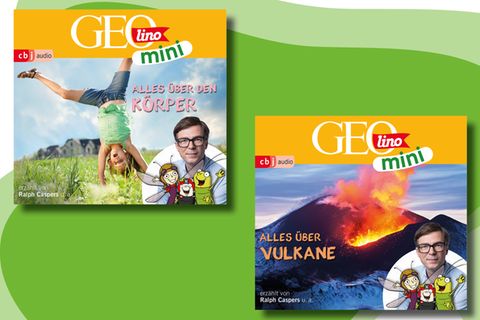 GEOlino Mini Hörspiele Band 9 und 10: Alles über den Körper und alles über Vulkane