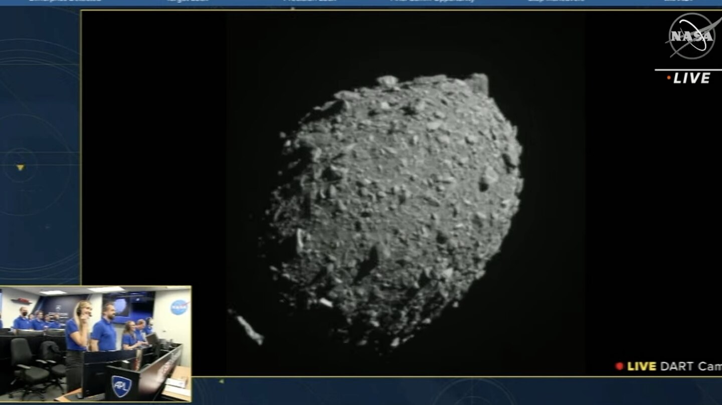 Dart-Mission Nasa-Sonde kracht absichtlich in Asteroid