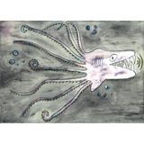 Umarmen oder Anbeißen? Dieser Abyssus-Pfeilspitz-Krake beherrscht beides. Seine Erschaffer, Jonah, 9 Jahre, und Leya, 10 Jahre, aus Zeiningen in der Schweiz haben ihn außerdem mit Giftpfeilspitzen ausgestattet, die er bei Gefahr abschießt. Und spitze sieht er auch aus, finden wir.