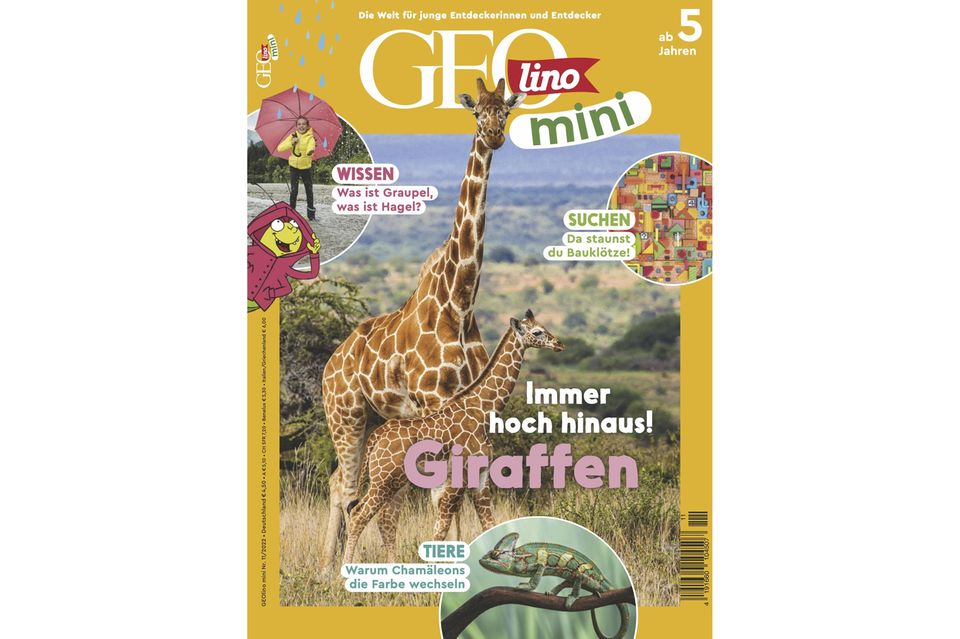 GEOlino Mini Ausgabe 10-2022: Giraffen