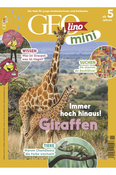 GEOlino Mini Ausgabe 10-2022: Giraffen