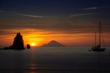 Sonnenuntergang über dem Meer