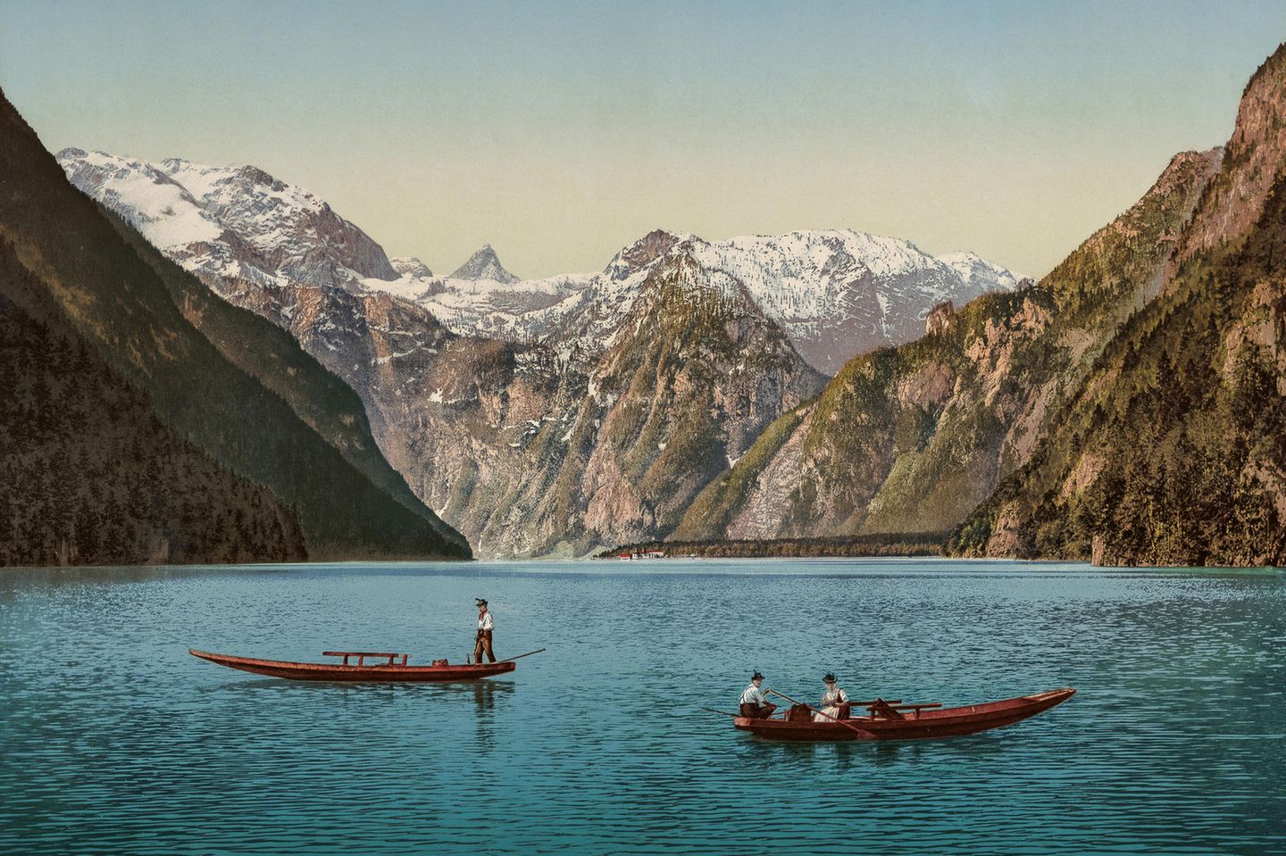 Königssee, Blick gegen St. Bartholomä