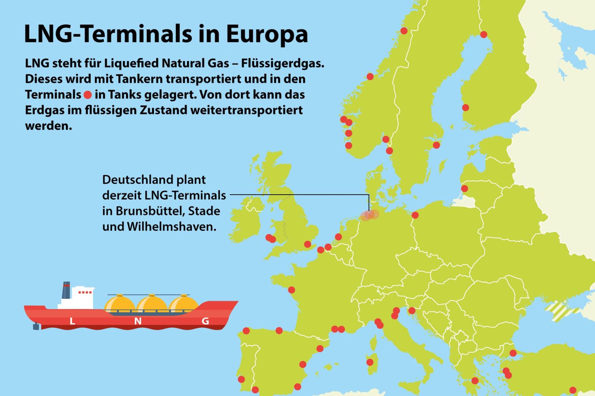 LNG-Terminals: Tappt Deutschland in die Energiefalle? - [GEO]