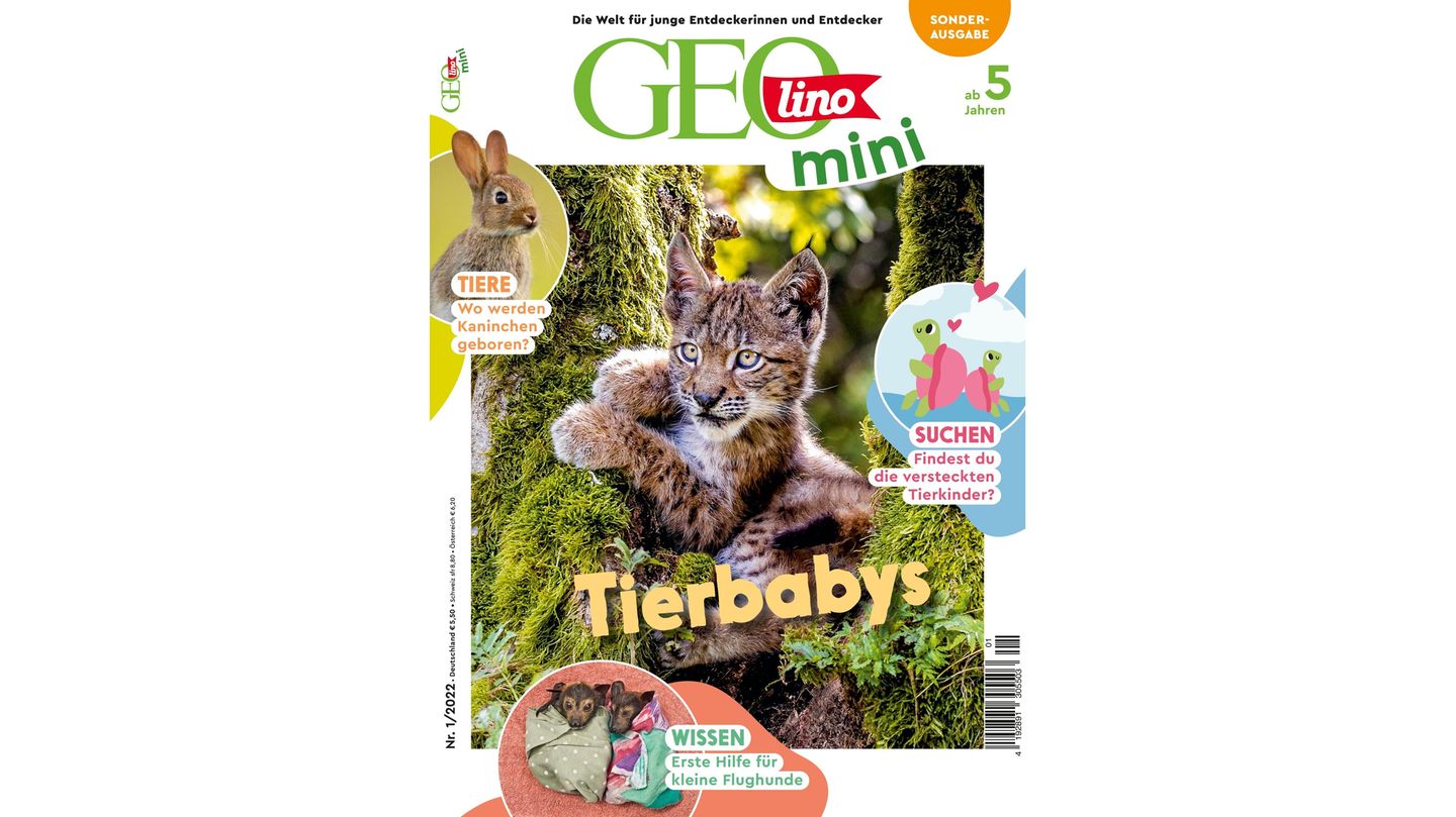 GEOlino Mini Sonderausgabe 01-2022: Tierbabys