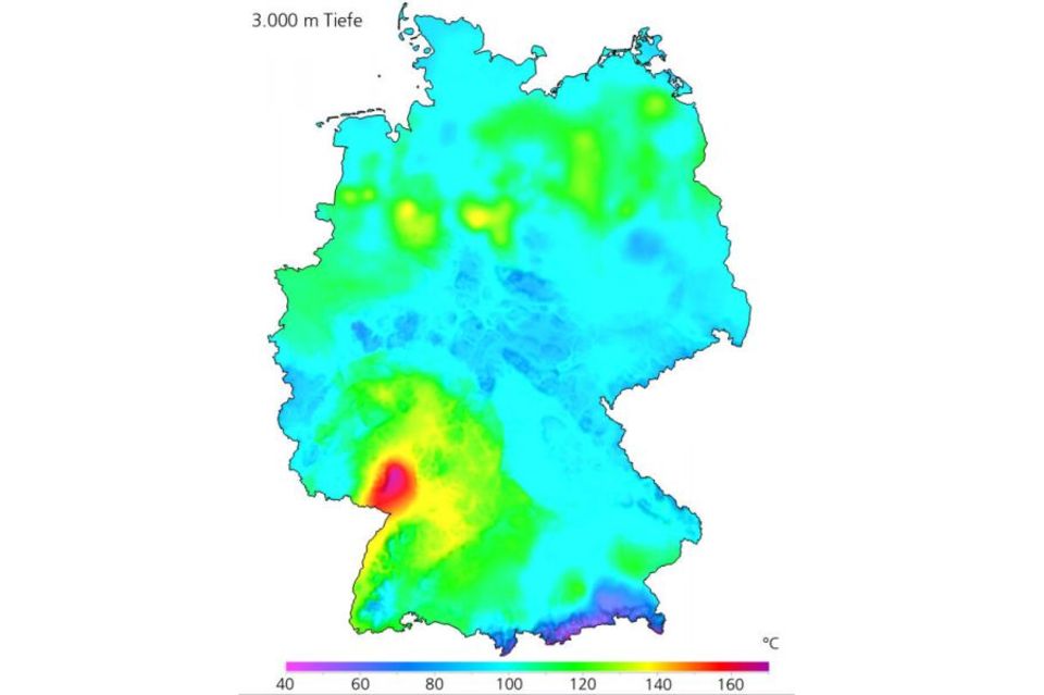 Im Oberrheingraben finden sich in 3000 Meter Tiefe die deutschlandweit höchsten gemessenen Temperaturen, mehr als 170 Grad Celsius. Auch unter der Region Rhein-Ruhr liegen ausgedehnte hydro-thermale Reservoire. Sie könnten das dicht besiedelte Gebiet nachhaltig mit Wärme versorgen