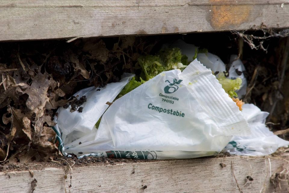 Kompost-Experiment: Auch Bio-Müllbeutel belasten Umwelt: Abbaubare Kunststoffe werden oft nicht zersetzt