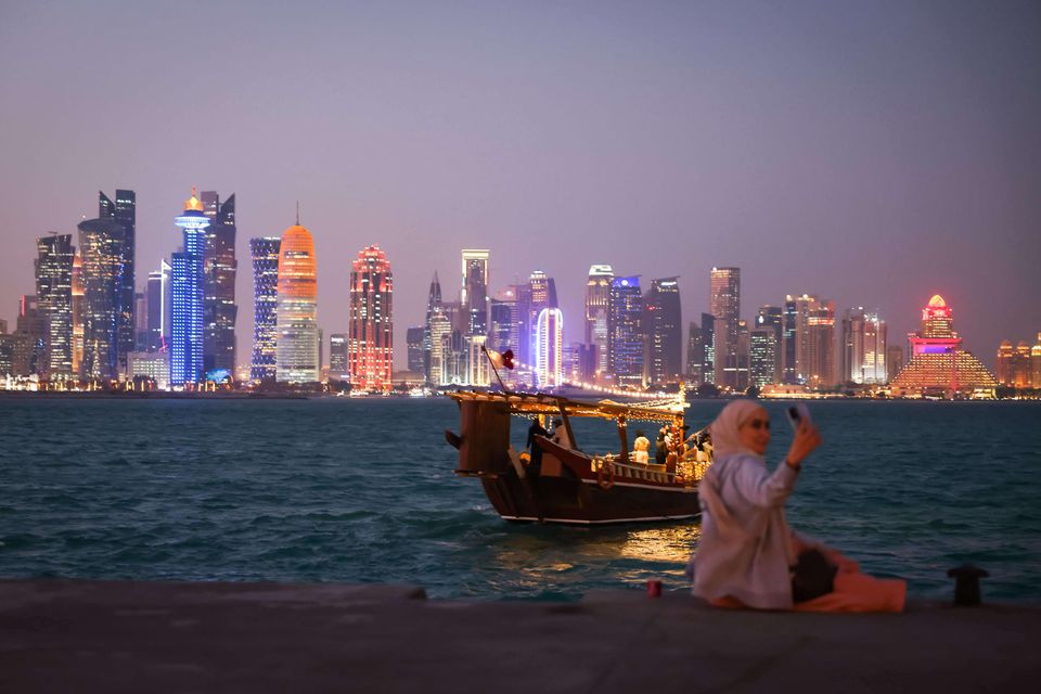 Tradition und Moderne: Die Skyline der katarischen Hauptstadt Doha