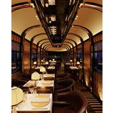 Der Speisewagen im neuen Orient Express