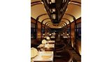 Der Speisewagen im neuen Orient Express