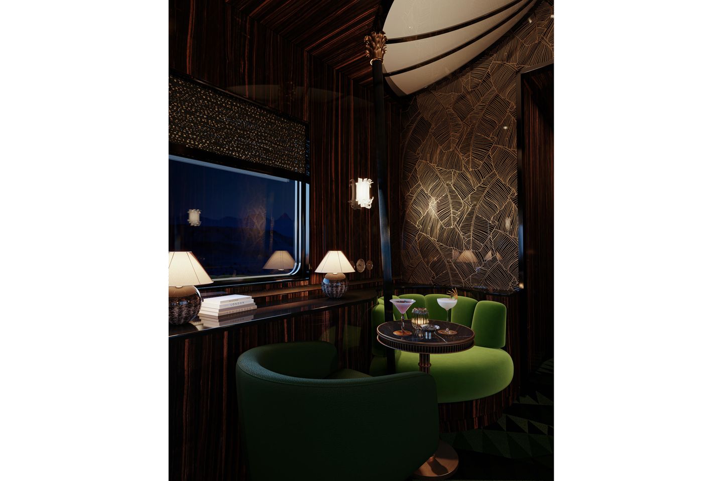 Die mondäne Bar der Orient-Express "La Dolce Vita"