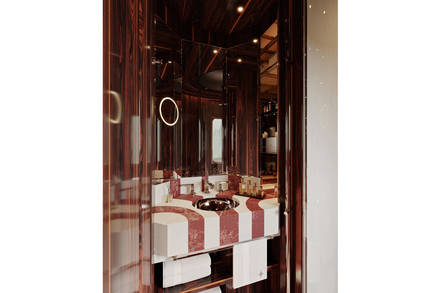 Luxus-Bad im neuen Orient Express