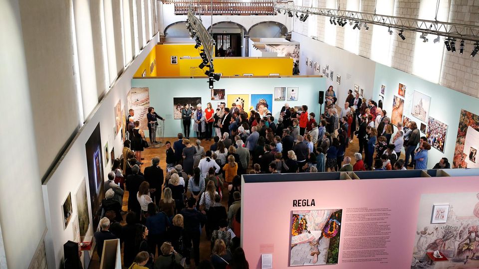 Ausstellung im Gare Saint-Sauveur, Lille