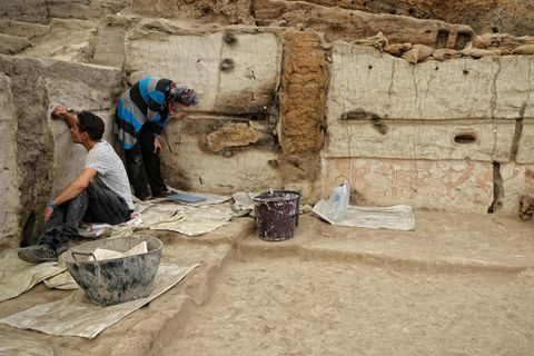 Ausgrabungen förderten in der jungsteinzeitlichen Siedlung ­Çatal­höyük in der heutigen Türkei jahrtausende­alte  Paläofäkalien zutage. Darin ­ein­geschlossen: Eier des Peitschenwurms, eines Darmparasiten