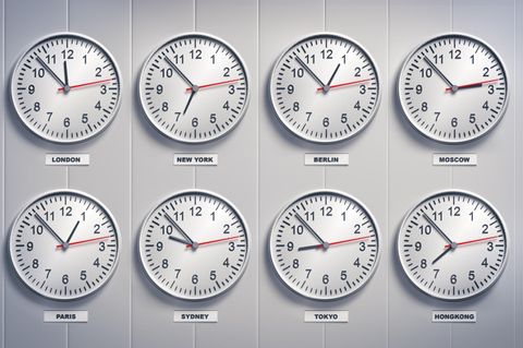 Die Zeitzonen orientieren sich an der koordinierten Weltzeit, kurz UTC. Und könnten bald Geschichte sein