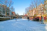 Schlittschuhlaufen in Amsterdam