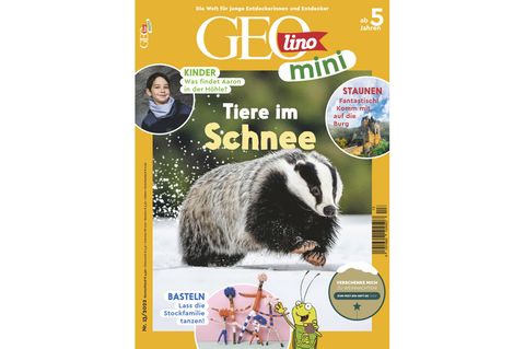 GEOlino Mini Ausgabe 12-2022: Tiere im Schnee