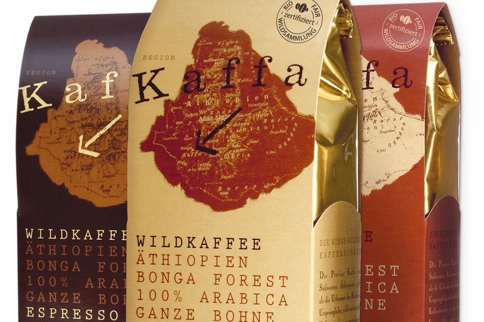 Den Wildkaffee gibt es in drei verschiedenen Sorten: Espresso, medium und mild