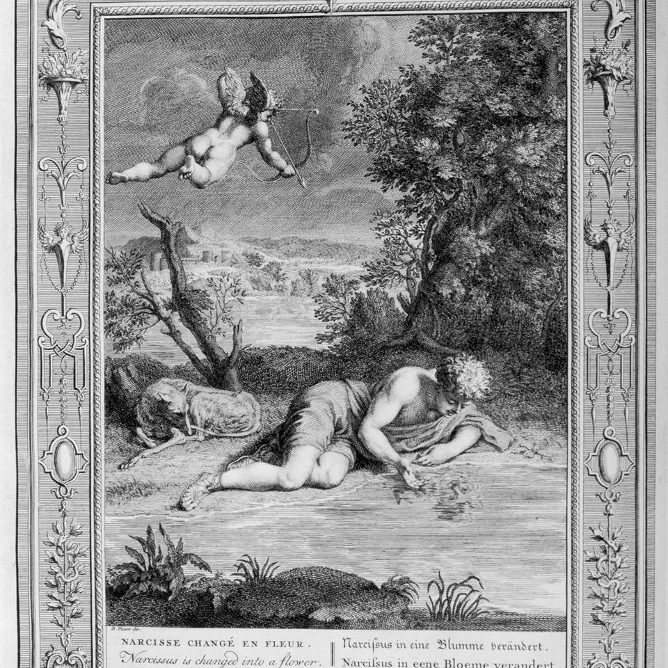 Narziss schaut sein Spiegelbild an / Credit: UIG/Imago