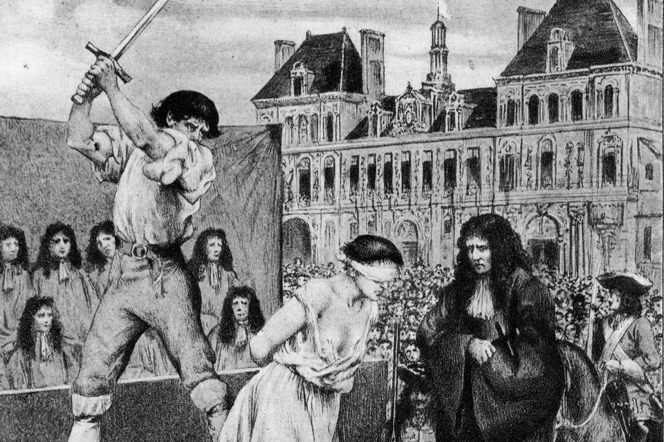 Darstellung von der Enthauptung der Marquise 0.772