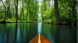Boot im Spreewald in Berlin
