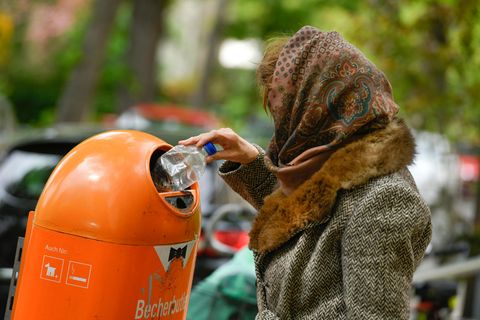 Kein seltenes Bild: Auch in Deutschland nimmt die Altersarmut zu