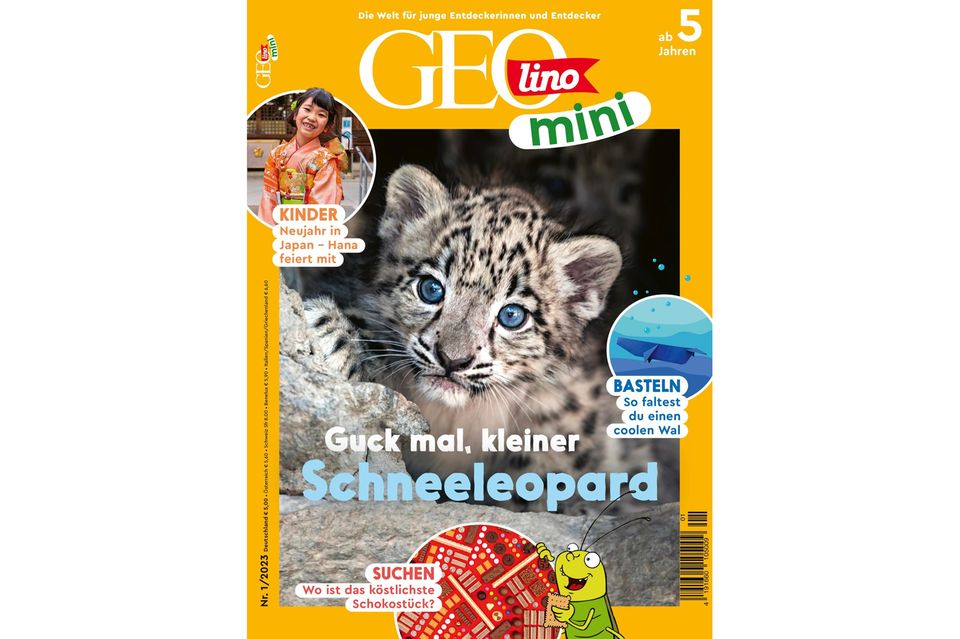GEOlino Mini Ausgabe 01-2023: Schneeleopard