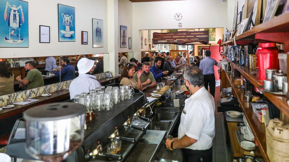 Pellegrini's Espresso Bar in Melbourne