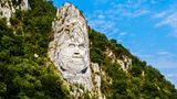 Blick auf die Decebalus Statue