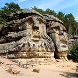 Felsengesichter "Certovy Hlavy" in Tschechien