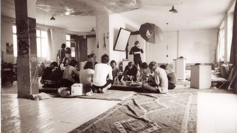 Die Kommune 1 in der Wohnung in Moabit