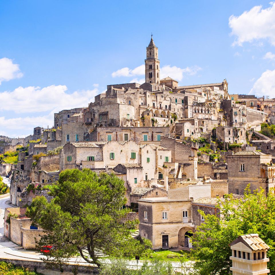 Blick auf Matera