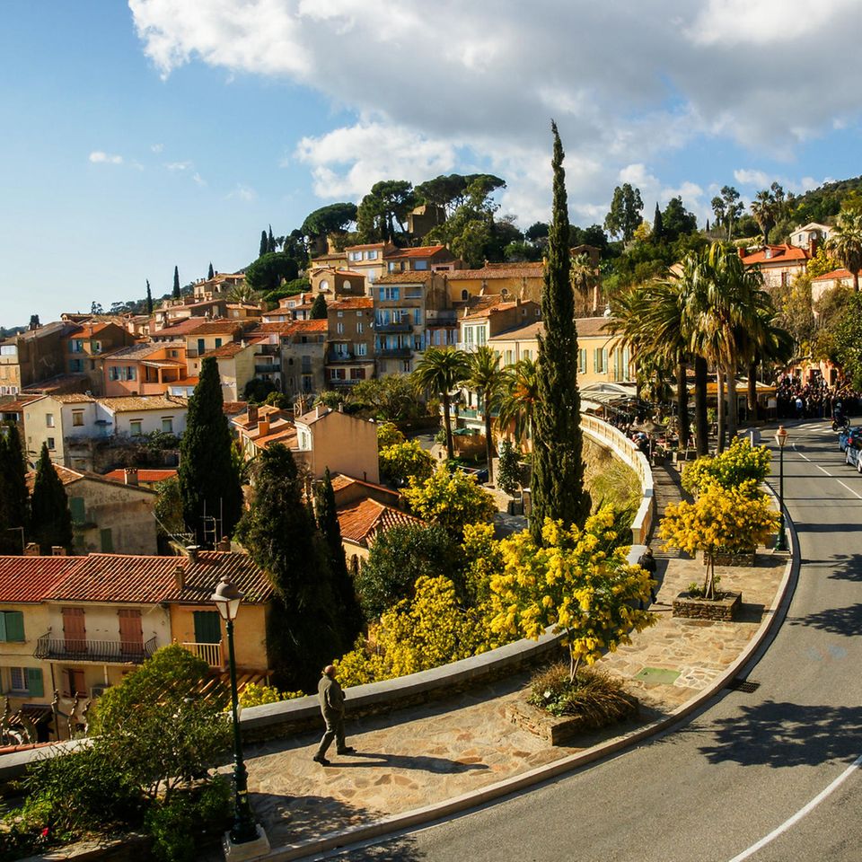 Bormes-les-Mimosas an der Mimosenroute