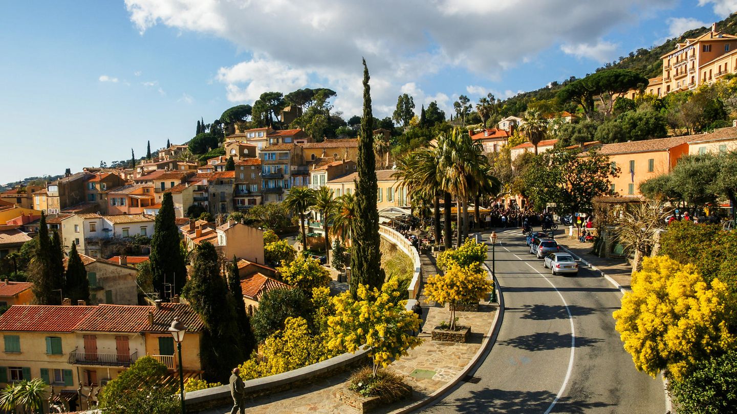Bormes-les-Mimosas an der Mimosenroute