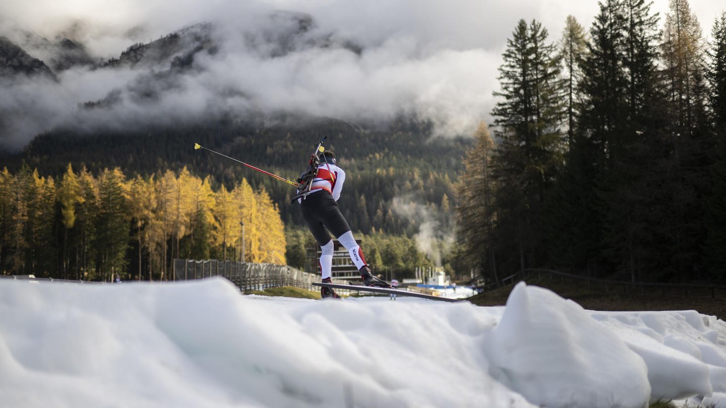 Skifahren bei frühlingshaften Temperaturen gelingt nur dank Kunstschnee. Doch tiefergelegene Skiorte wird auch er auf Dauer nicht retten können