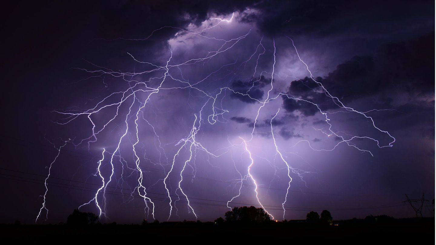 Gewitter bei Nacht