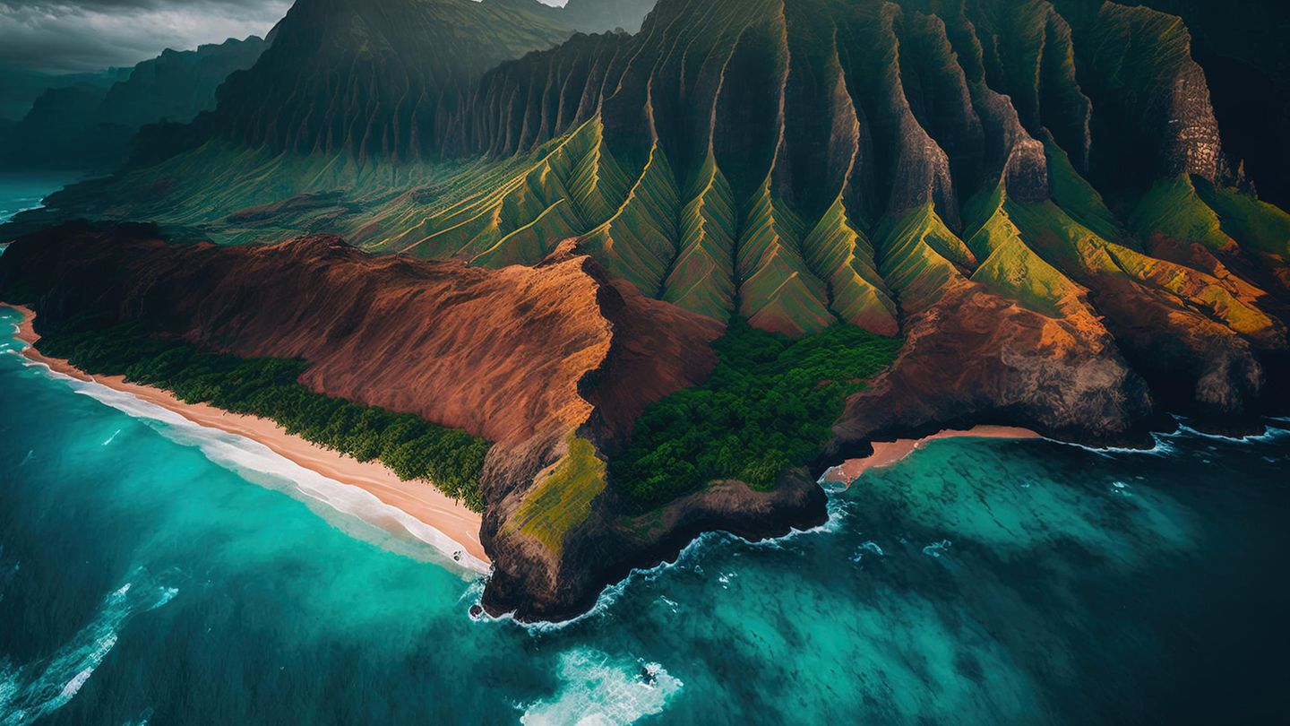 Die Na Pali ist eines der hawaiianischen Wahrzeichen schlechthin. Erkunden lässt sich dieses Paradies im Nordwesten der Insel Kauai ausschließlich per Boot, zu Fuß oder auf einer Helikopter-Tour