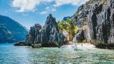 Die Nordspitze von Palawan, eine Insel im Westen der Philippinen, glänzt mit malerischer Kulisse. Rund um die kleine Fischerstadt El Nido finden sich einige der schönsten Badespots der Welt